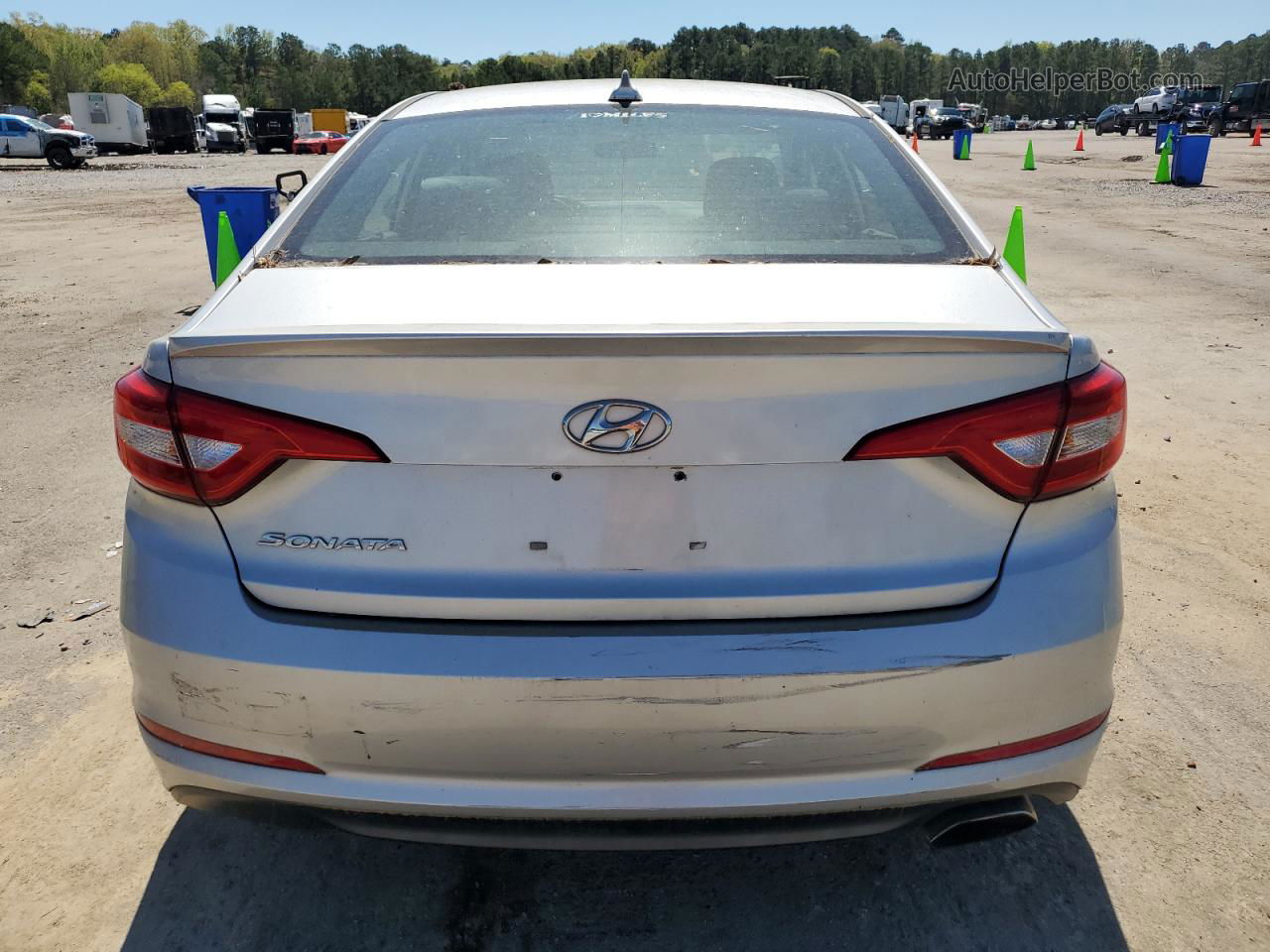 2017 Hyundai Sonata Se Silver vin: 5NPE24AF8HH571244