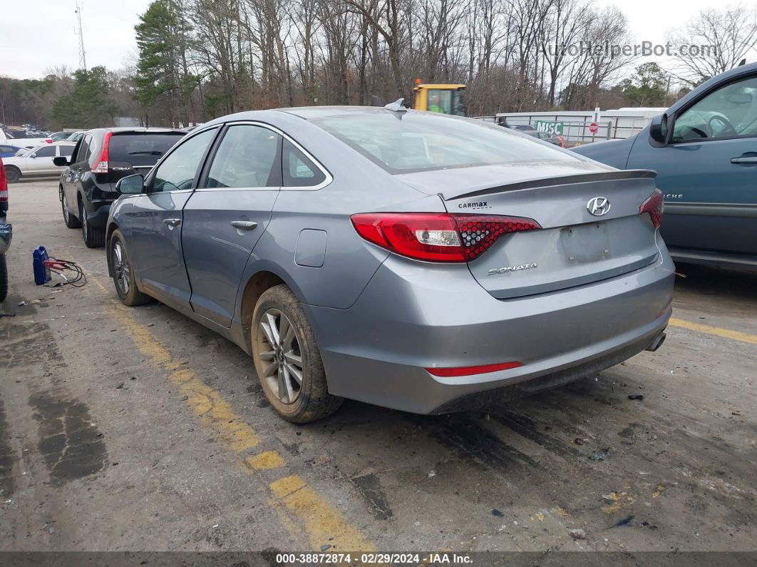 2017 Hyundai Sonata   Gray vin: 5NPE24AF8HH575567