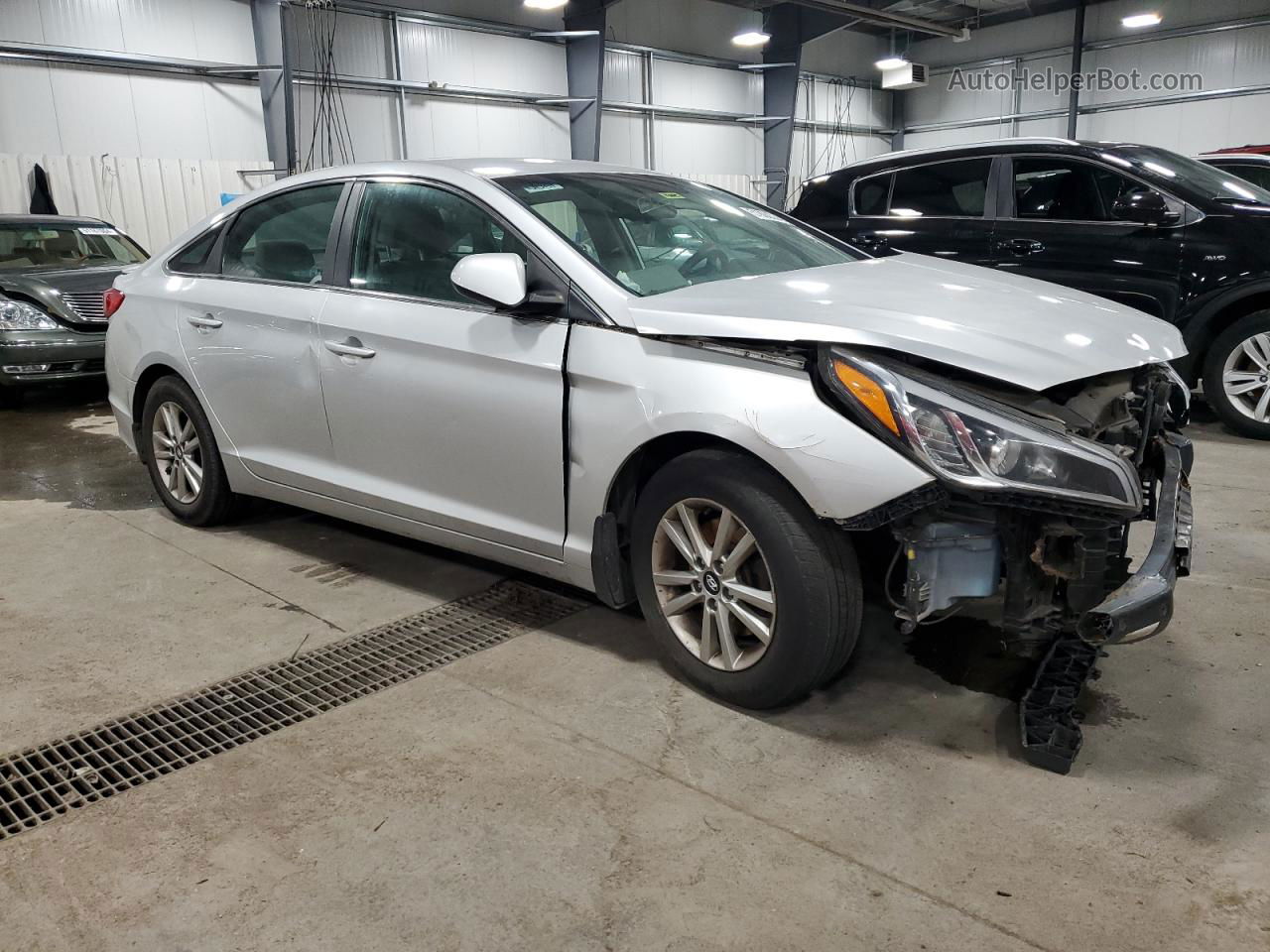 2017 Hyundai Sonata Se Silver vin: 5NPE24AF8HH588822