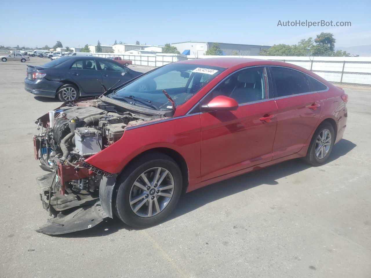 2017 Hyundai Sonata Se Red vin: 5NPE24AF8HH593681