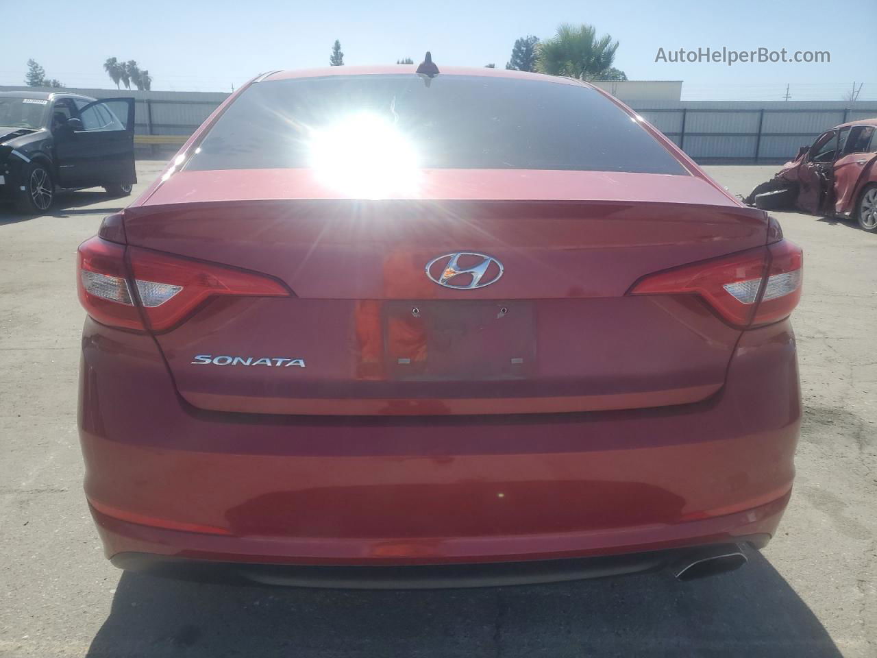2017 Hyundai Sonata Se Red vin: 5NPE24AF8HH593681