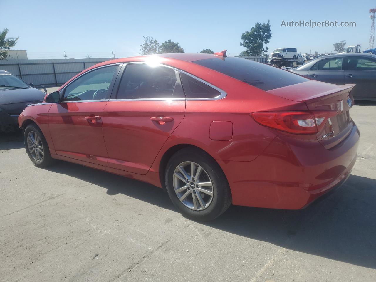 2017 Hyundai Sonata Se Red vin: 5NPE24AF8HH593681