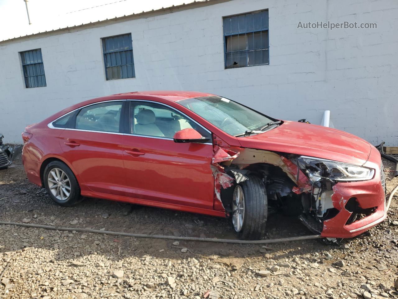 2018 Hyundai Sonata Se Красный vin: 5NPE24AF8JH605303