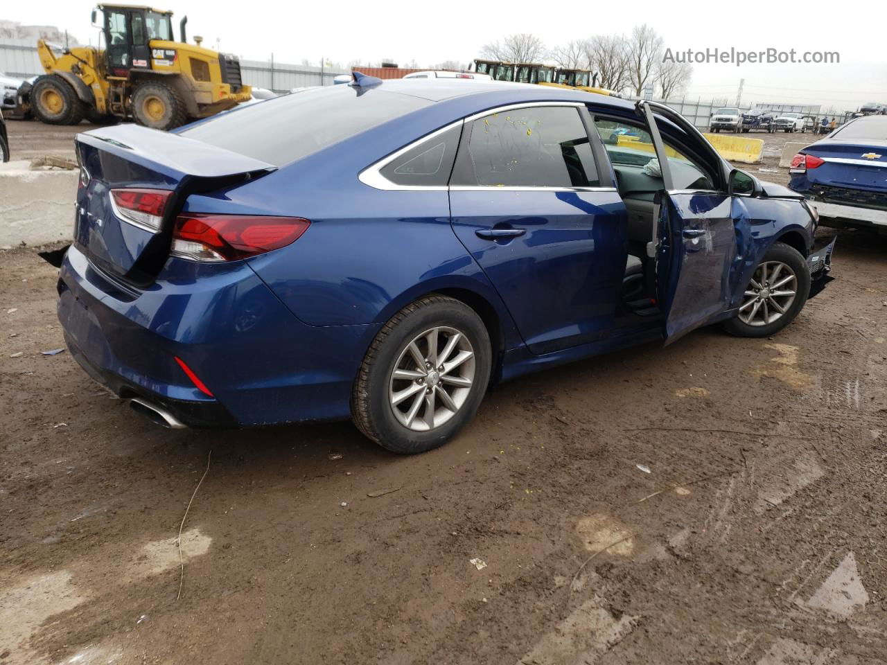 2018 Hyundai Sonata Se Blue vin: 5NPE24AF8JH615734