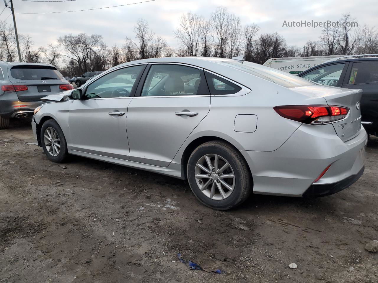 2018 Hyundai Sonata Se Silver vin: 5NPE24AF8JH622490