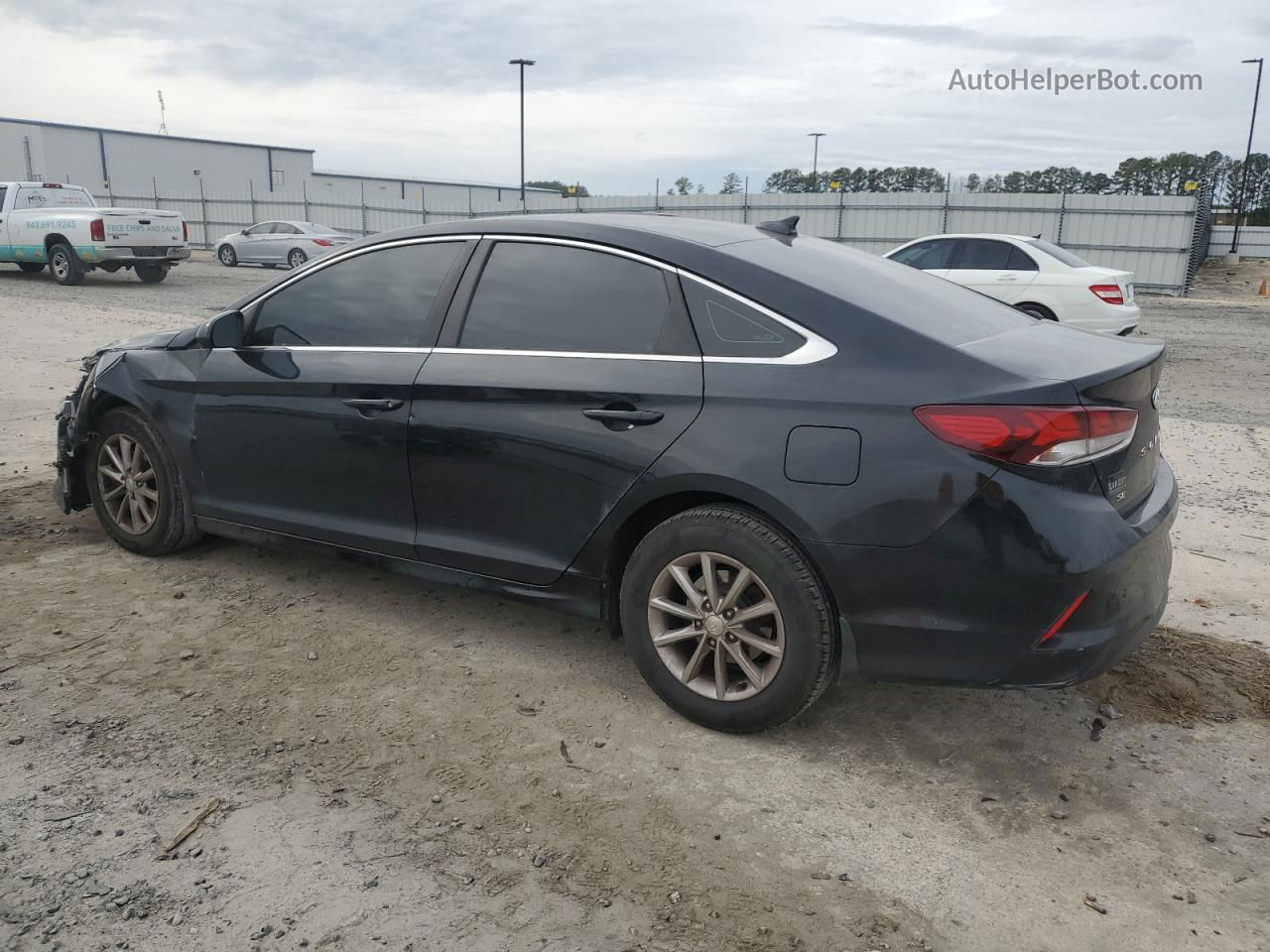 2018 Hyundai Sonata Se Black vin: 5NPE24AF8JH666361