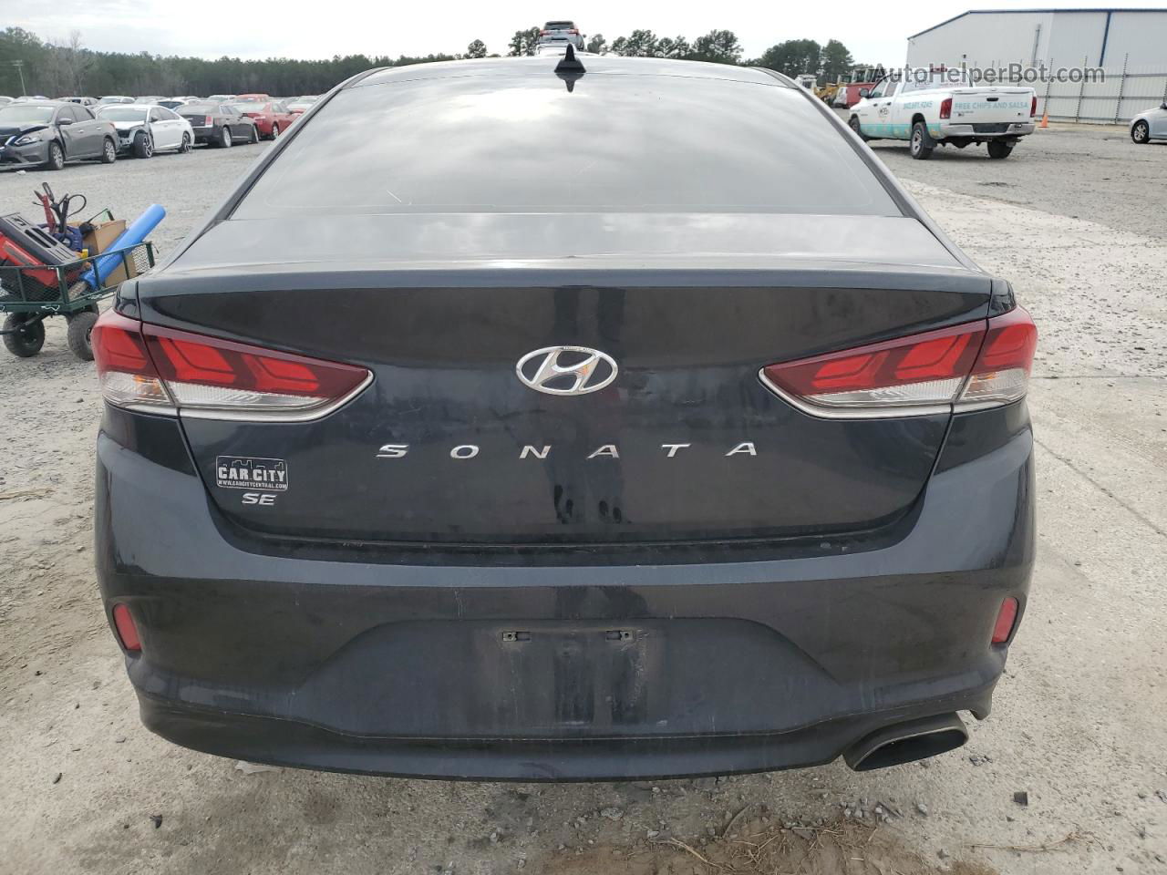 2018 Hyundai Sonata Se Black vin: 5NPE24AF8JH666361