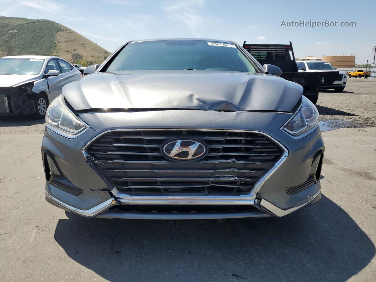 2018 Hyundai Sonata Se Charcoal vin: 5NPE24AF8JH681409