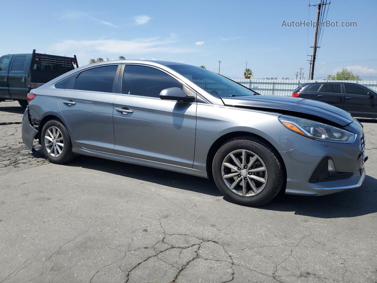 2018 Hyundai Sonata Se Charcoal vin: 5NPE24AF8JH681409