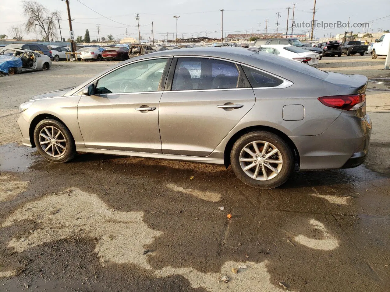 2018 Hyundai Sonata Se Gray vin: 5NPE24AF8JH700461