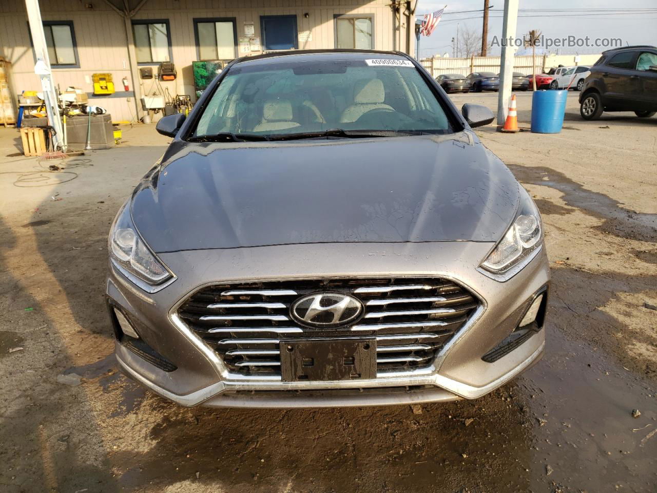 2018 Hyundai Sonata Se Gray vin: 5NPE24AF8JH700461