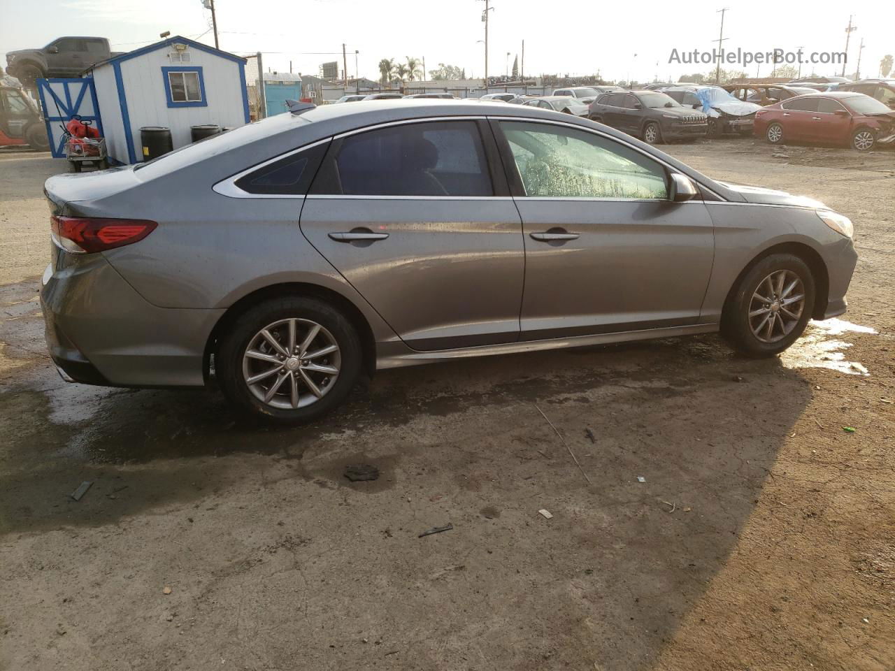 2018 Hyundai Sonata Se Gray vin: 5NPE24AF8JH700461