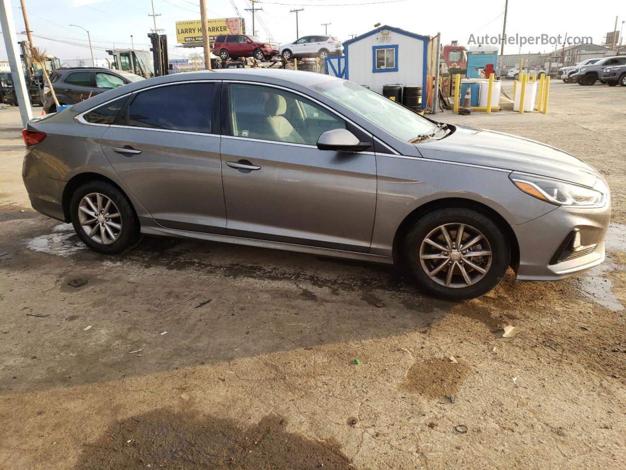 2018 Hyundai Sonata Se Gray vin: 5NPE24AF8JH700461