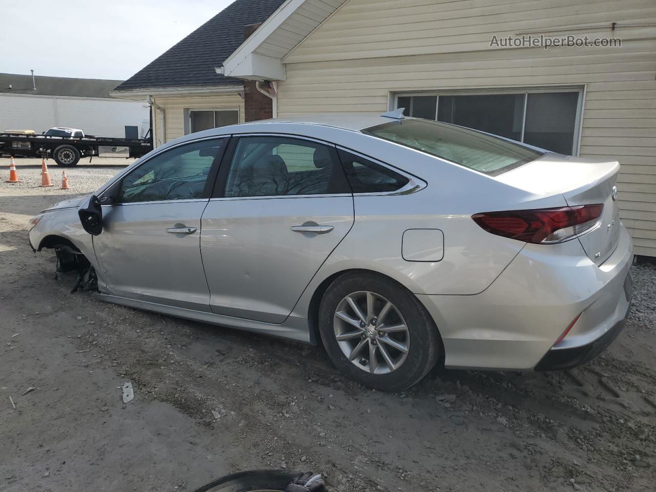 2018 Hyundai Sonata Se Silver vin: 5NPE24AF8JH701495