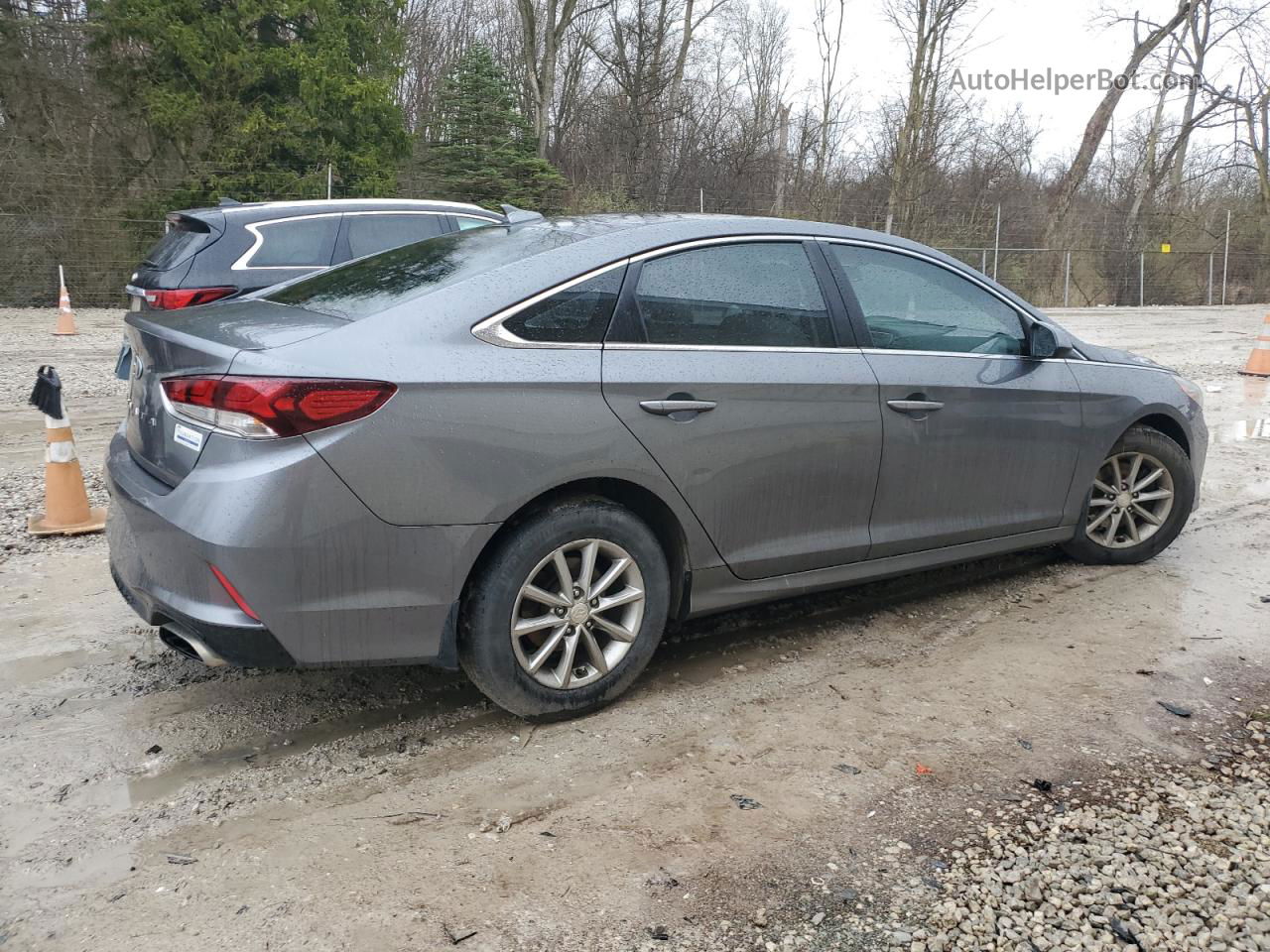 2018 Hyundai Sonata Se Серый vin: 5NPE24AF8JH723061