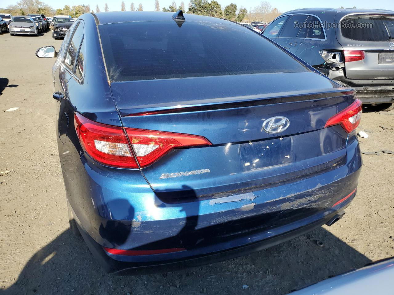 2017 Hyundai Sonata Se Blue vin: 5NPE24AF9HH442333