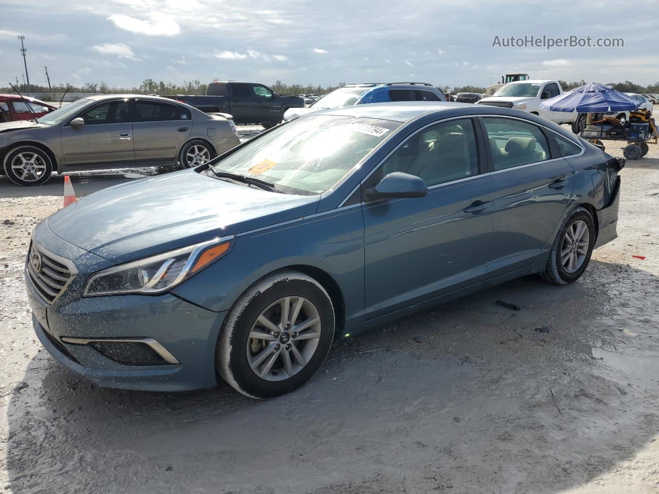 2017 Hyundai Sonata Se Blue vin: 5NPE24AF9HH467250