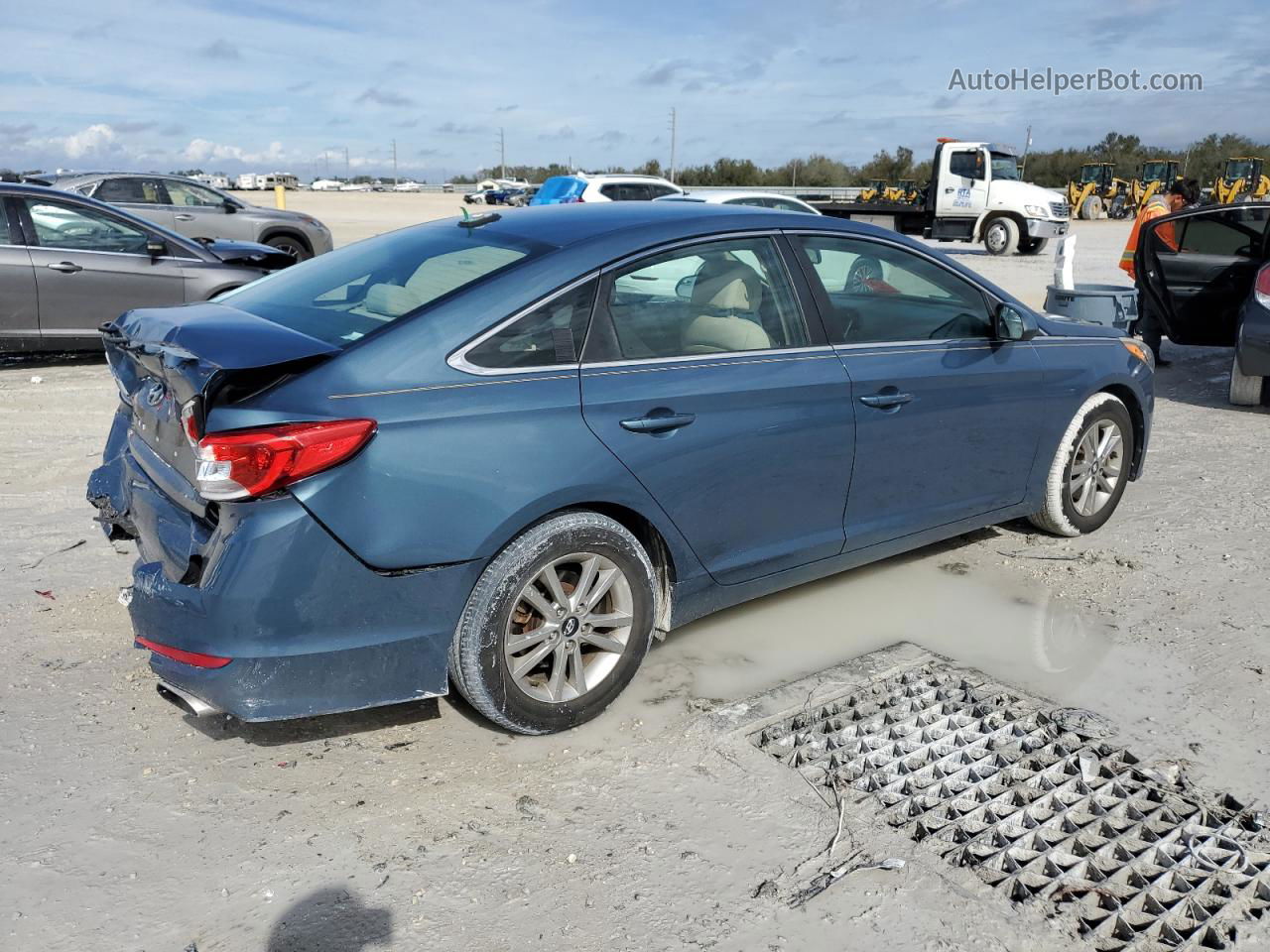 2017 Hyundai Sonata Se Blue vin: 5NPE24AF9HH467250