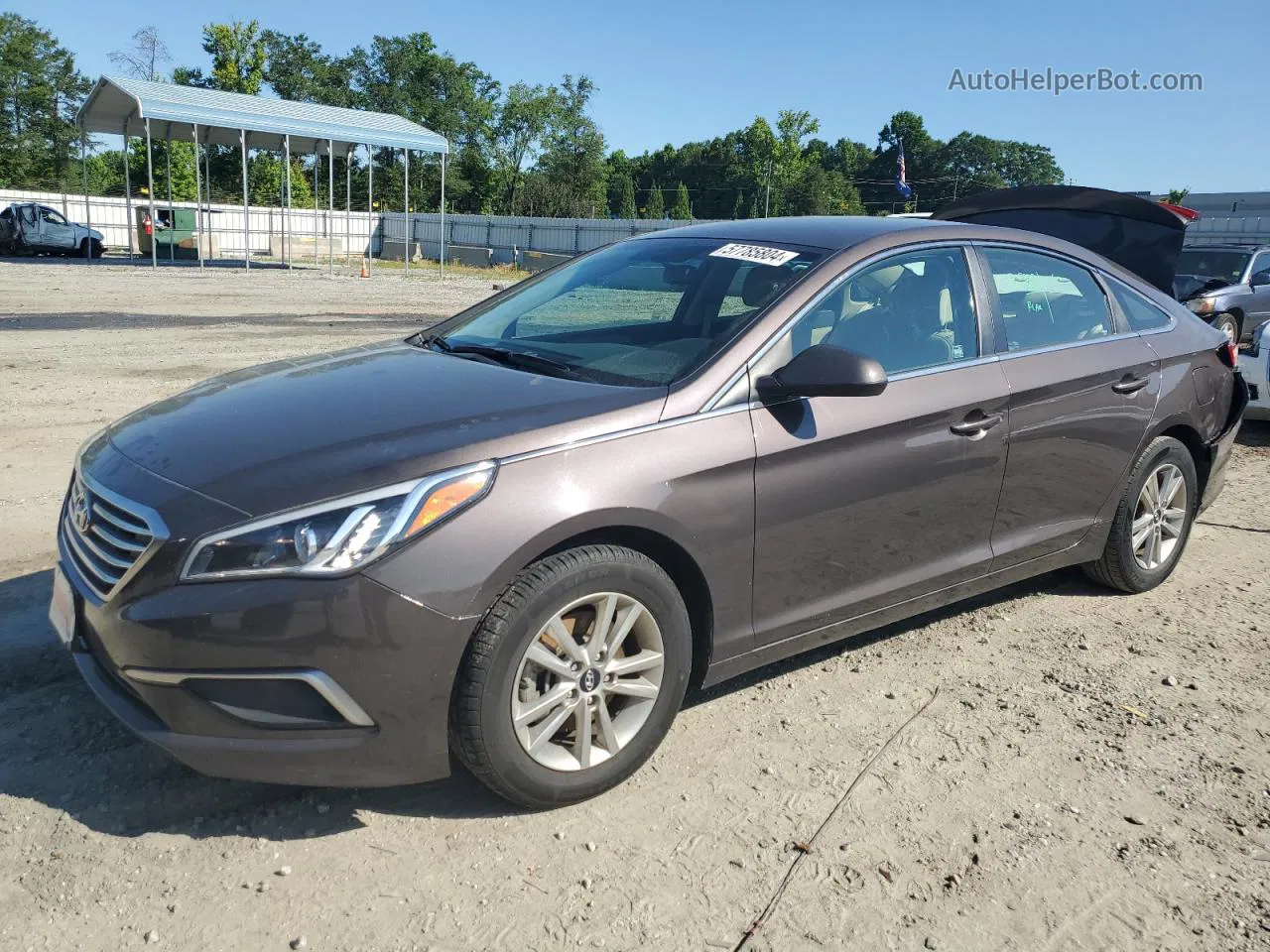 2017 Hyundai Sonata Se Коричневый vin: 5NPE24AF9HH473680