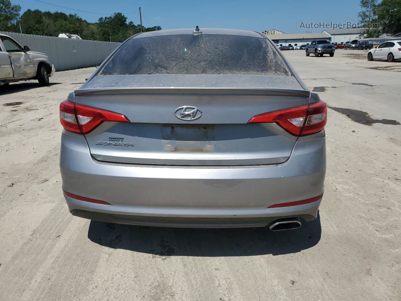 2017 Hyundai Sonata Se Silver vin: 5NPE24AF9HH485084