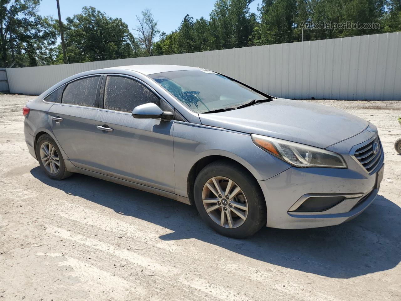 2017 Hyundai Sonata Se Серебряный vin: 5NPE24AF9HH485084