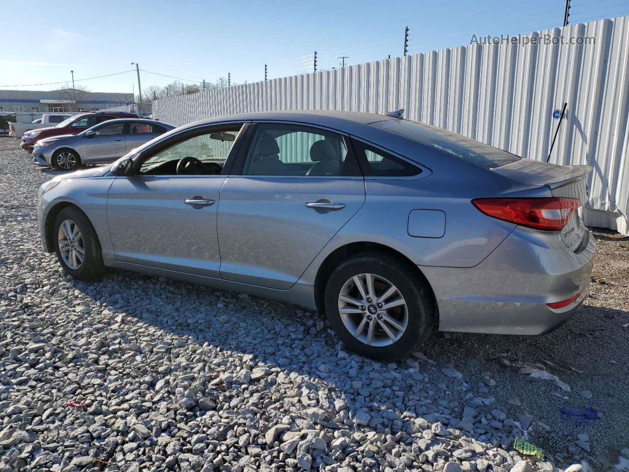 2017 Hyundai Sonata Se Silver vin: 5NPE24AF9HH492911