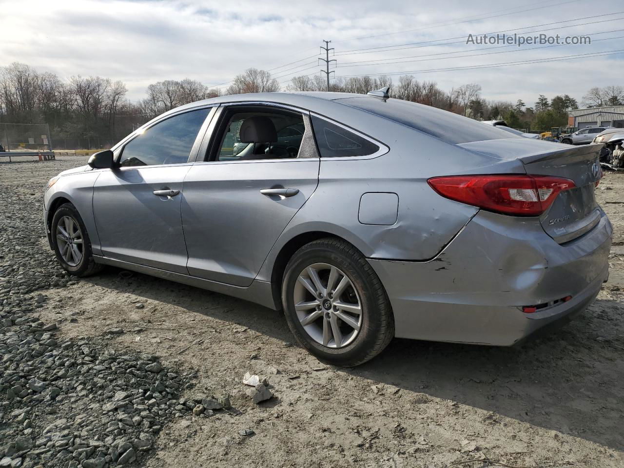 2017 Hyundai Sonata Se Silver vin: 5NPE24AF9HH494674