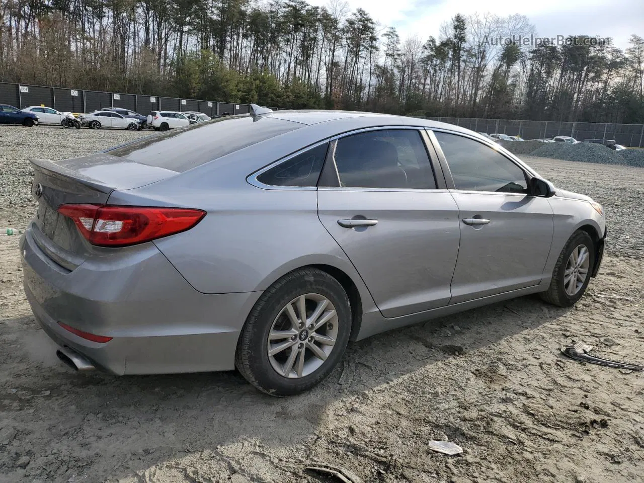 2017 Hyundai Sonata Se Silver vin: 5NPE24AF9HH494674