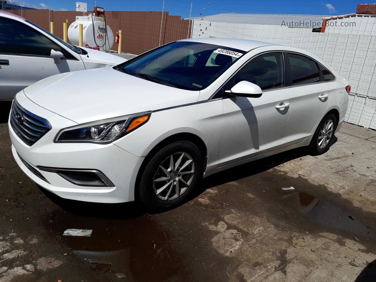 2017 Hyundai Sonata Se White vin: 5NPE24AF9HH497445