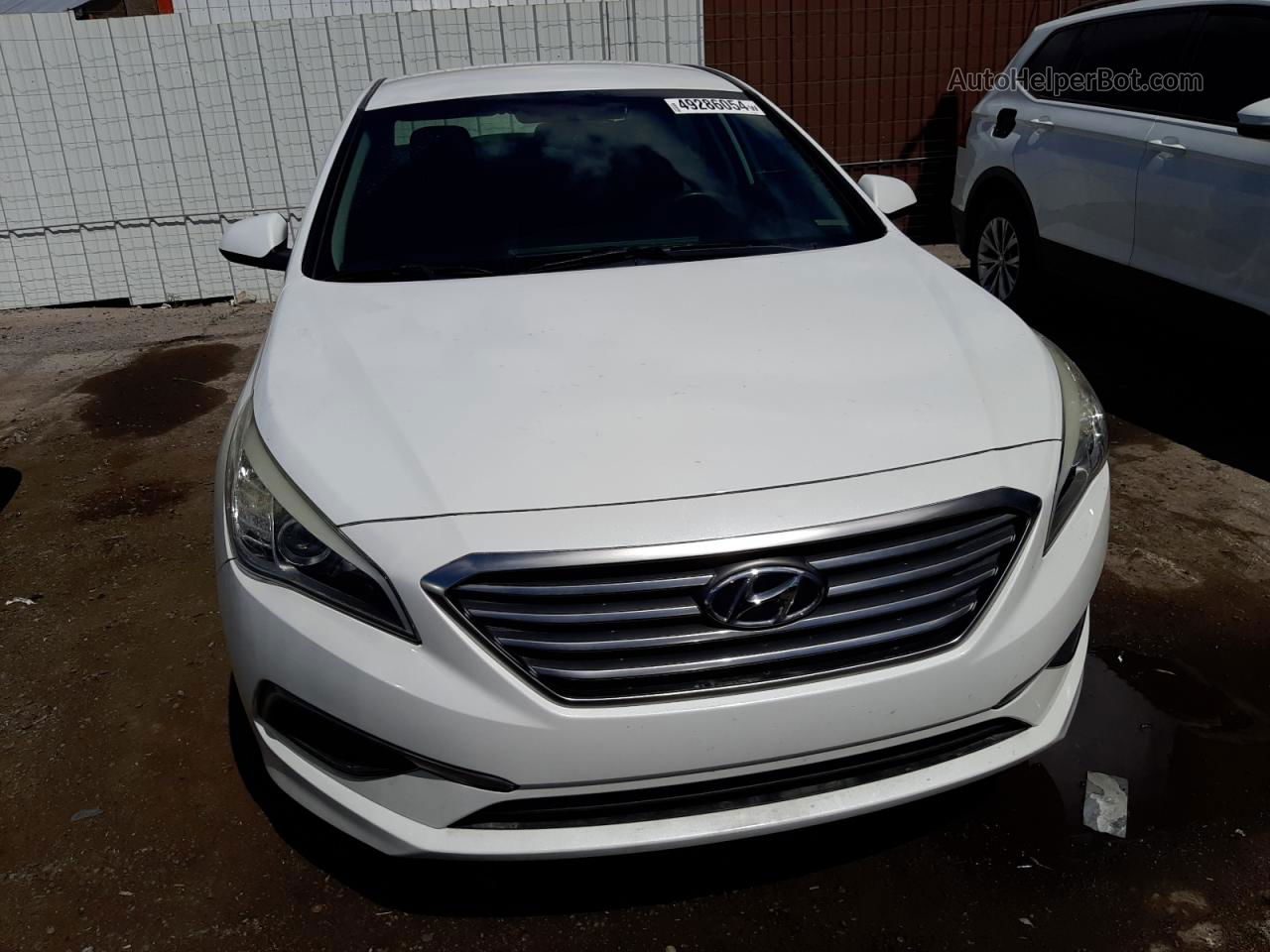 2017 Hyundai Sonata Se White vin: 5NPE24AF9HH497445