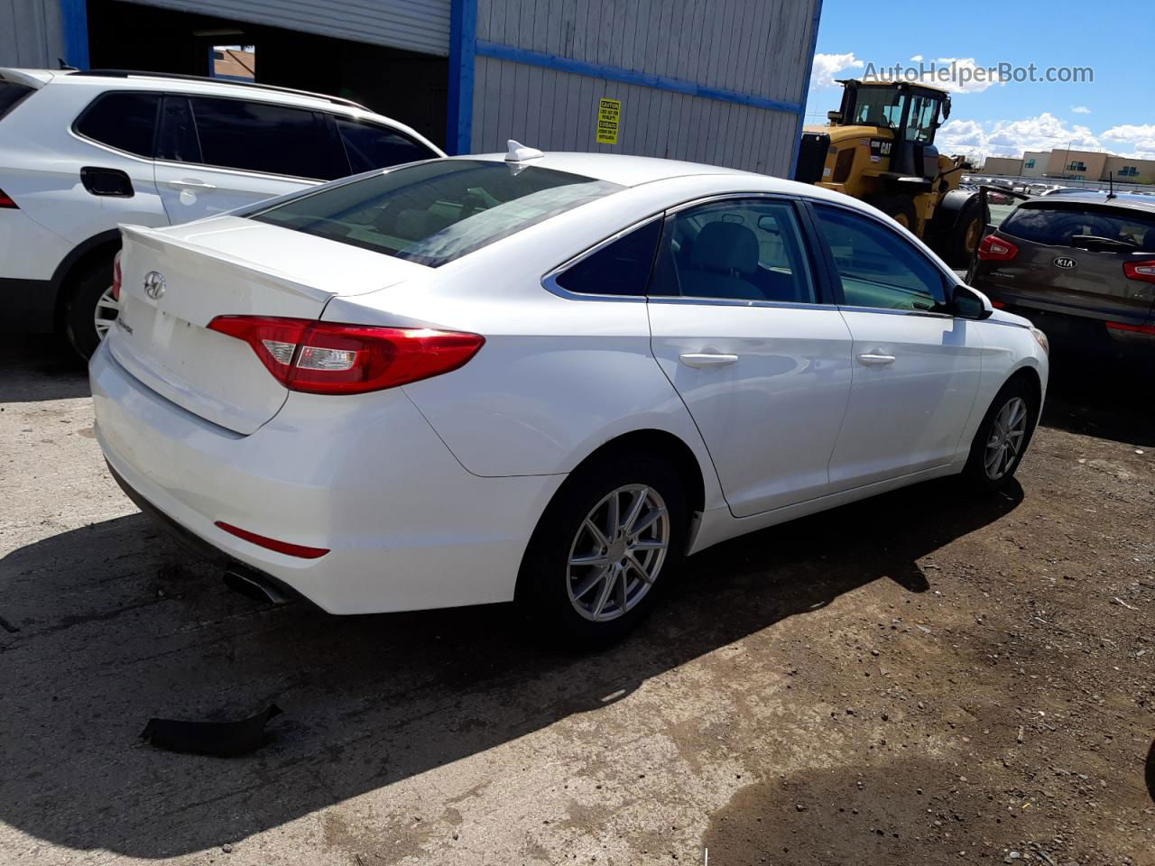 2017 Hyundai Sonata Se White vin: 5NPE24AF9HH497445