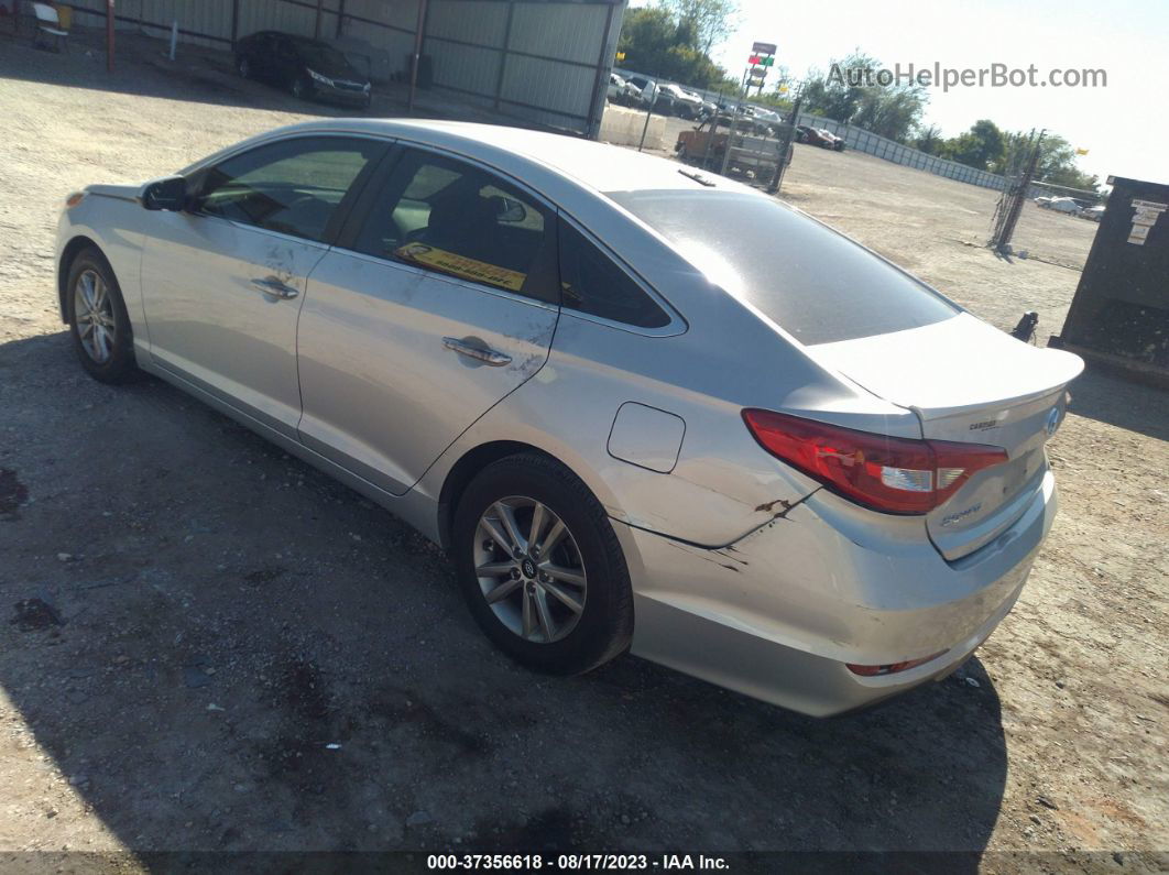 2017 Hyundai Sonata Серебряный vin: 5NPE24AF9HH507889