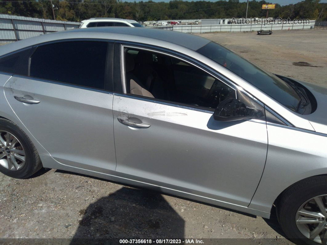 2017 Hyundai Sonata Silver vin: 5NPE24AF9HH507889