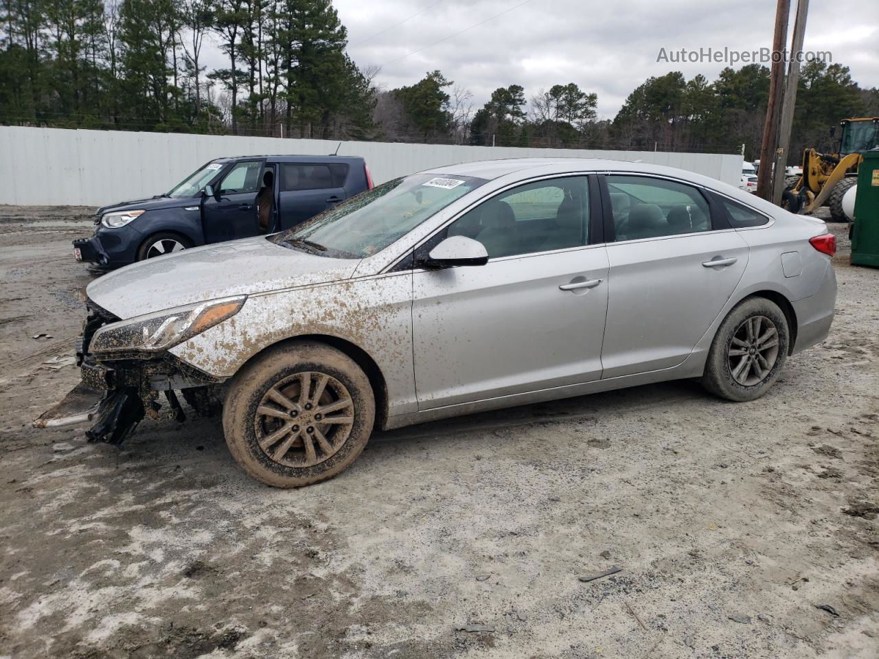 2017 Hyundai Sonata Se Silver vin: 5NPE24AF9HH519914