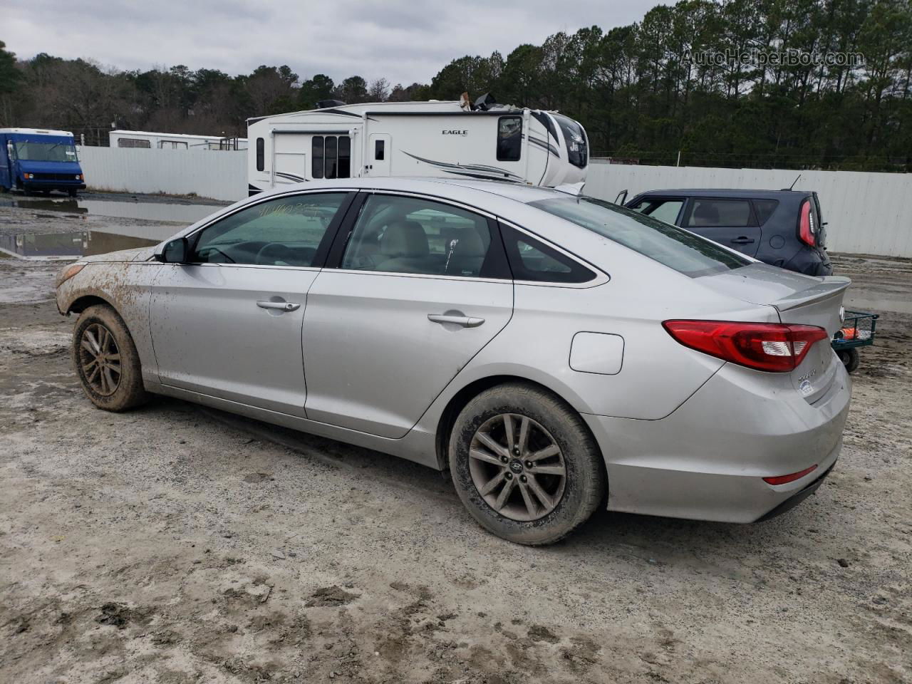 2017 Hyundai Sonata Se Silver vin: 5NPE24AF9HH519914