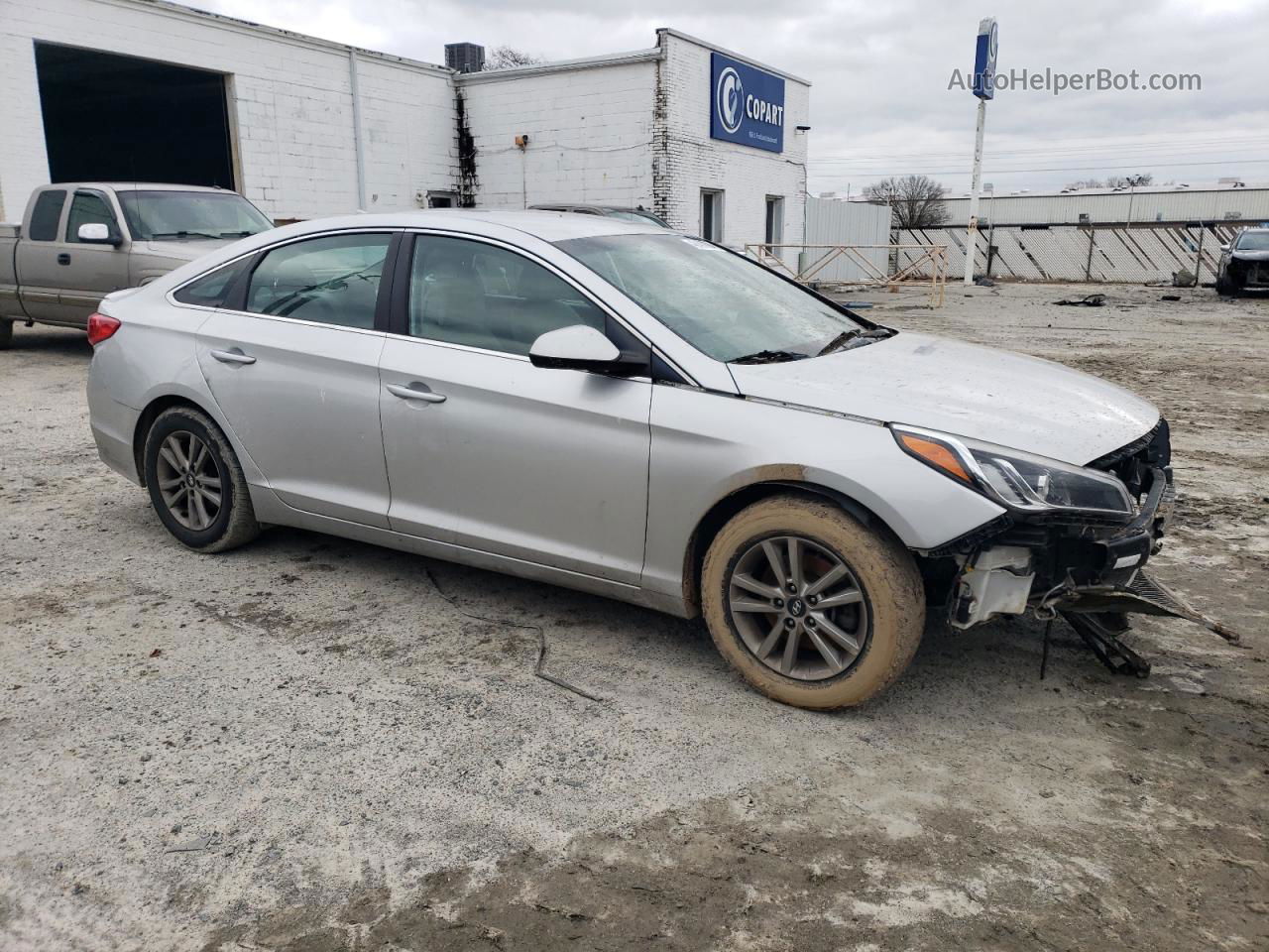 2017 Hyundai Sonata Se Silver vin: 5NPE24AF9HH519914