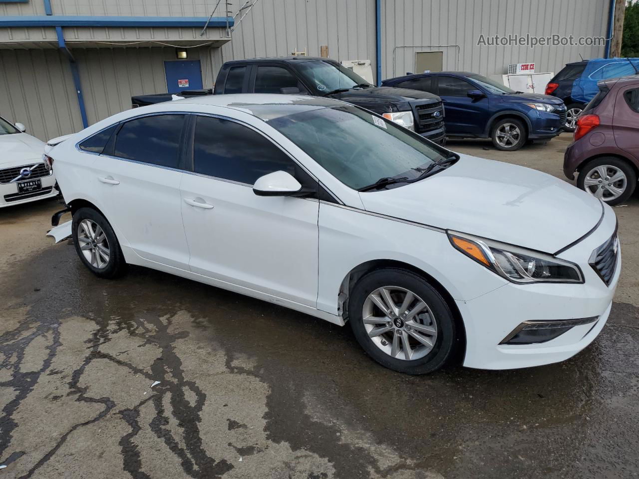 2017 Hyundai Sonata Se White vin: 5NPE24AF9HH526314