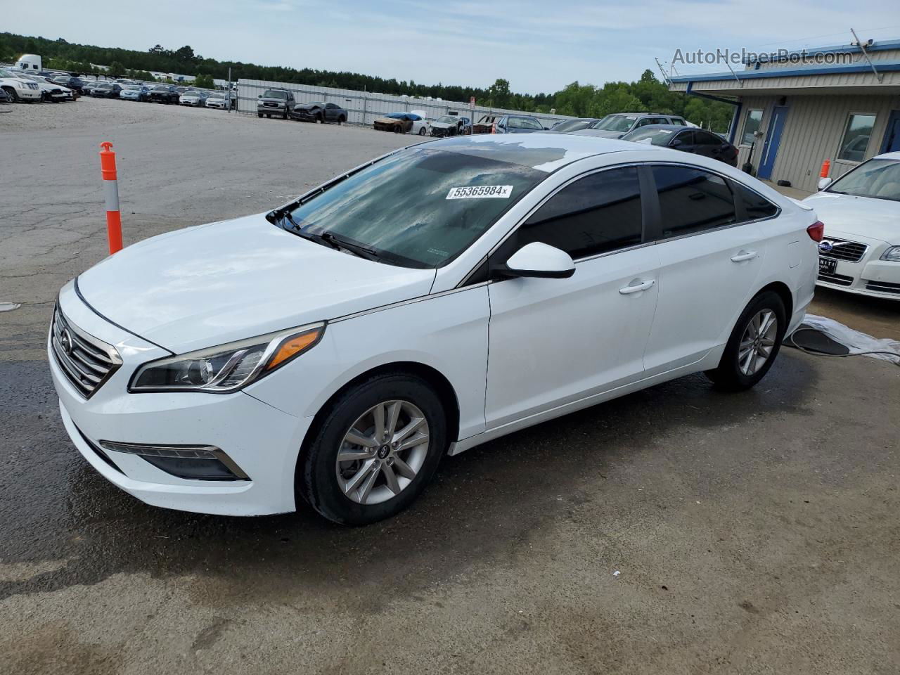 2017 Hyundai Sonata Se White vin: 5NPE24AF9HH526314