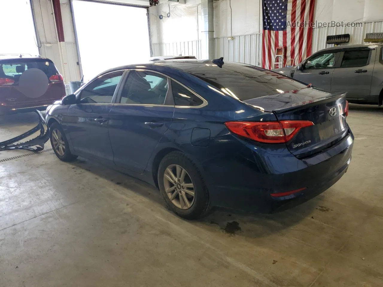 2017 Hyundai Sonata Se Blue vin: 5NPE24AF9HH583063