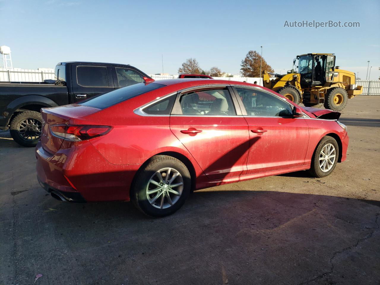 2018 Hyundai Sonata Se Red vin: 5NPE24AF9JH655000