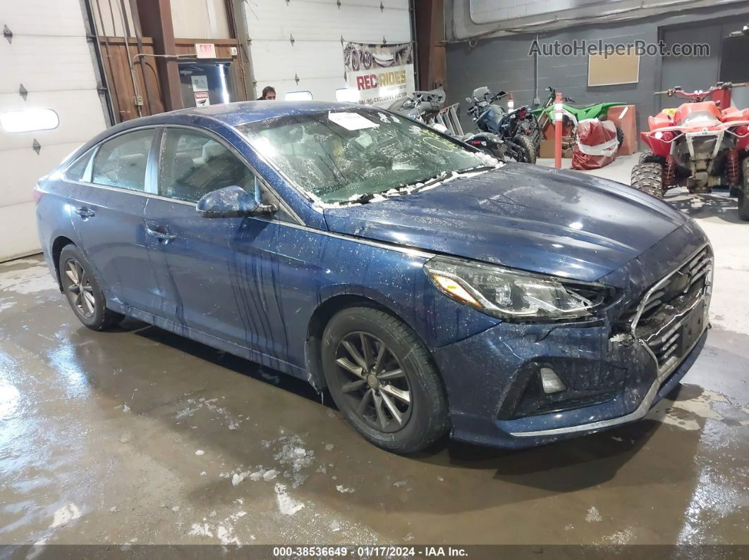 2018 Hyundai Sonata Se Dark Blue vin: 5NPE24AF9JH664666