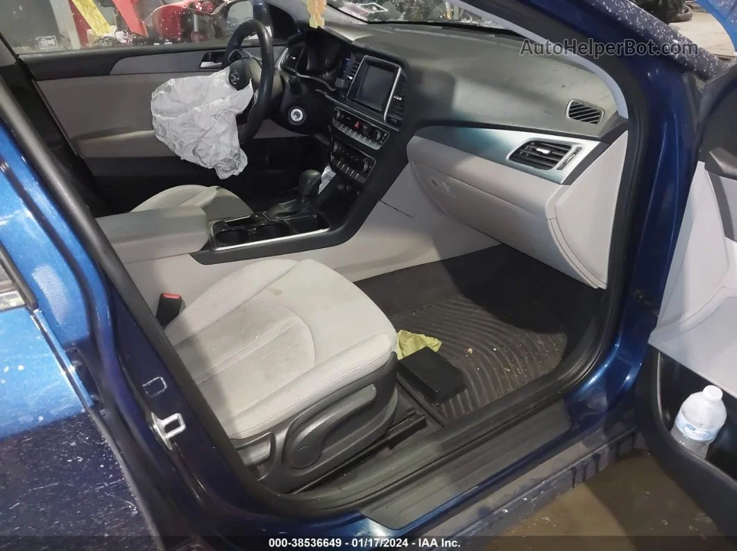 2018 Hyundai Sonata Se Dark Blue vin: 5NPE24AF9JH664666