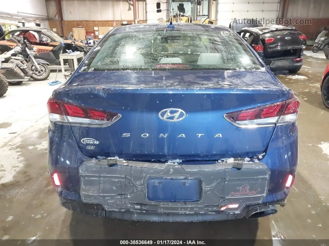 2018 Hyundai Sonata Se Dark Blue vin: 5NPE24AF9JH664666