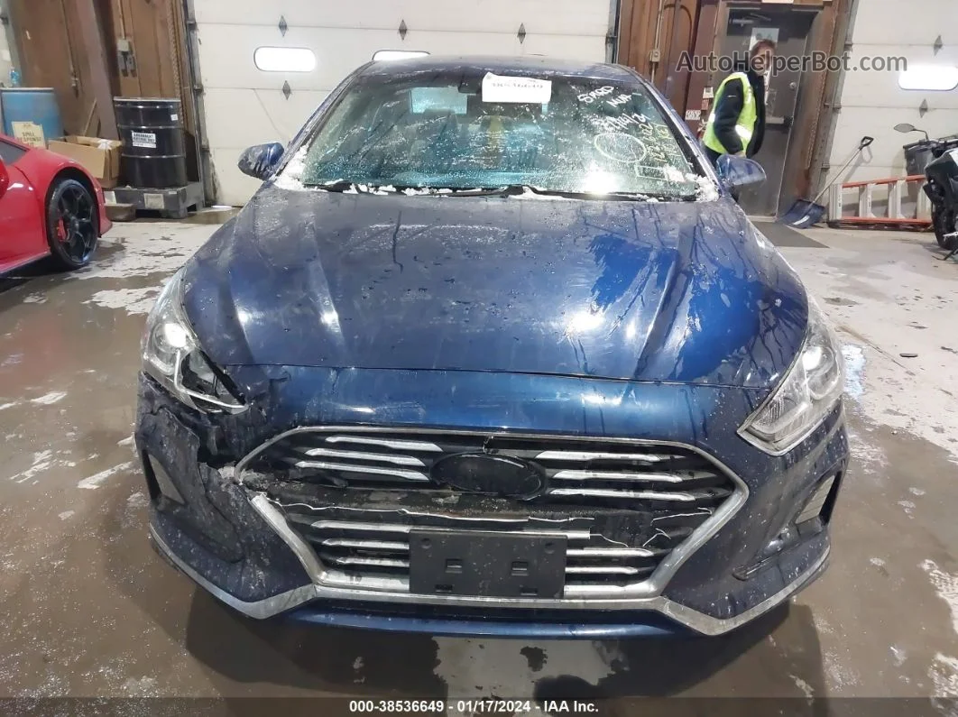 2018 Hyundai Sonata Se Dark Blue vin: 5NPE24AF9JH664666