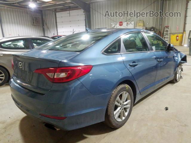 2015 Hyundai Sonata Se Blue vin: 5NPE24AFXFH151434