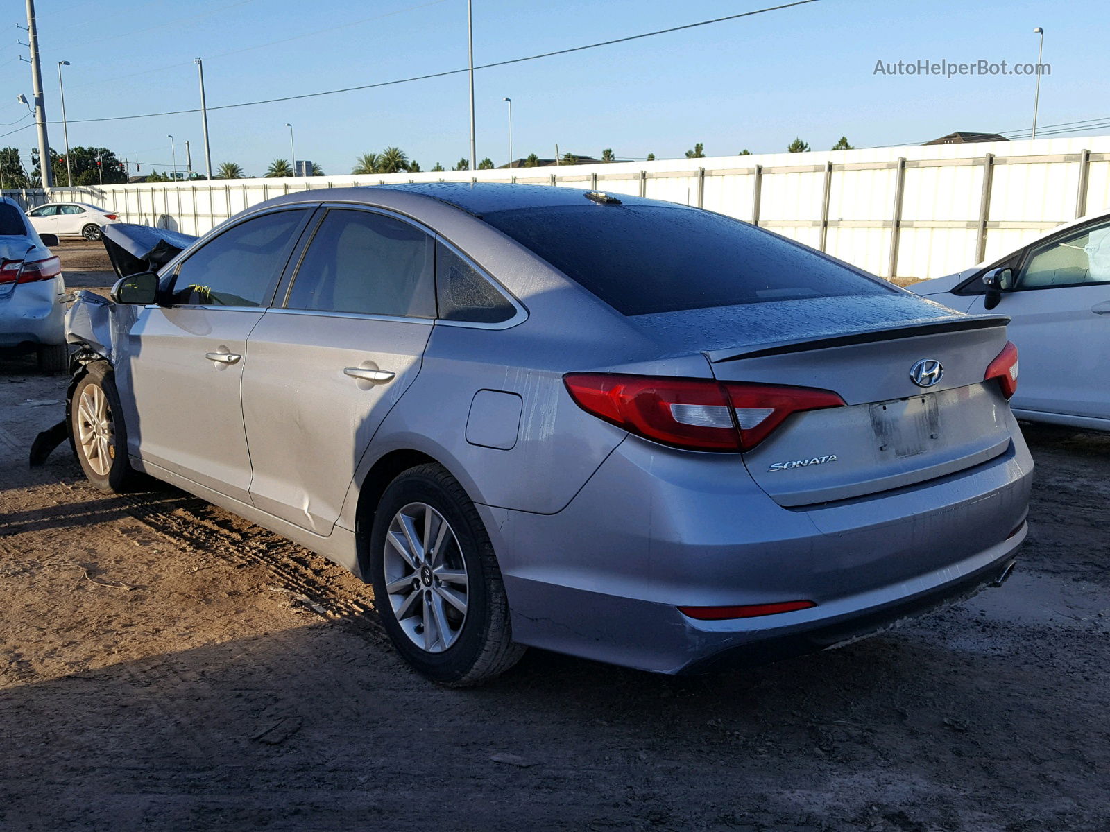 2015 Hyundai Sonata Se Silver vin: 5NPE24AFXFH164751