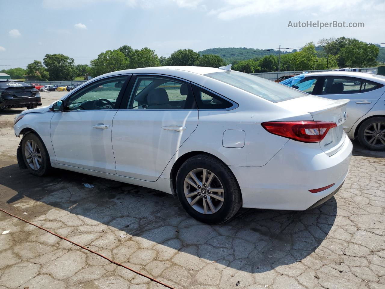 2017 Hyundai Sonata Se White vin: 5NPE24AFXHH442910