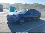 2017 Hyundai Sonata   Blue vin: 5NPE24AFXHH473509