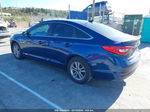 2017 Hyundai Sonata   Blue vin: 5NPE24AFXHH473509