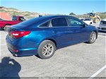 2017 Hyundai Sonata   Синий vin: 5NPE24AFXHH473509